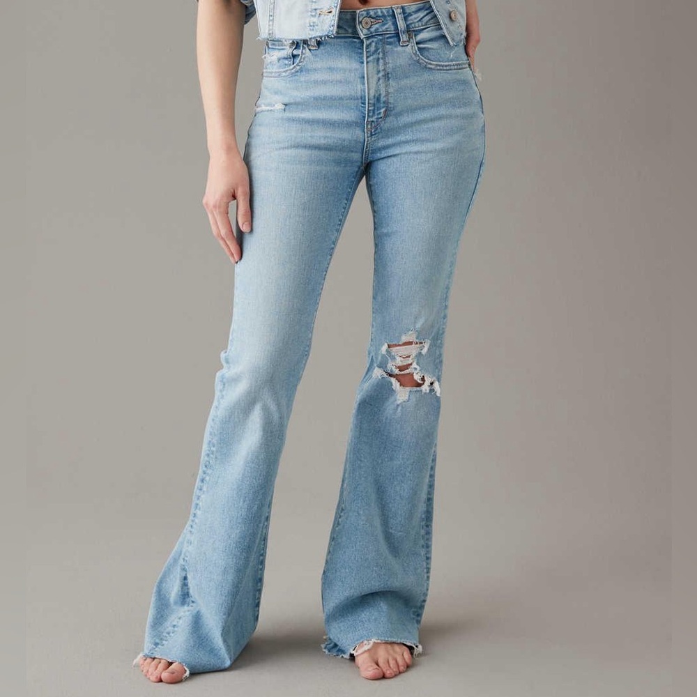 American Eagle High Rise Flare Jeans